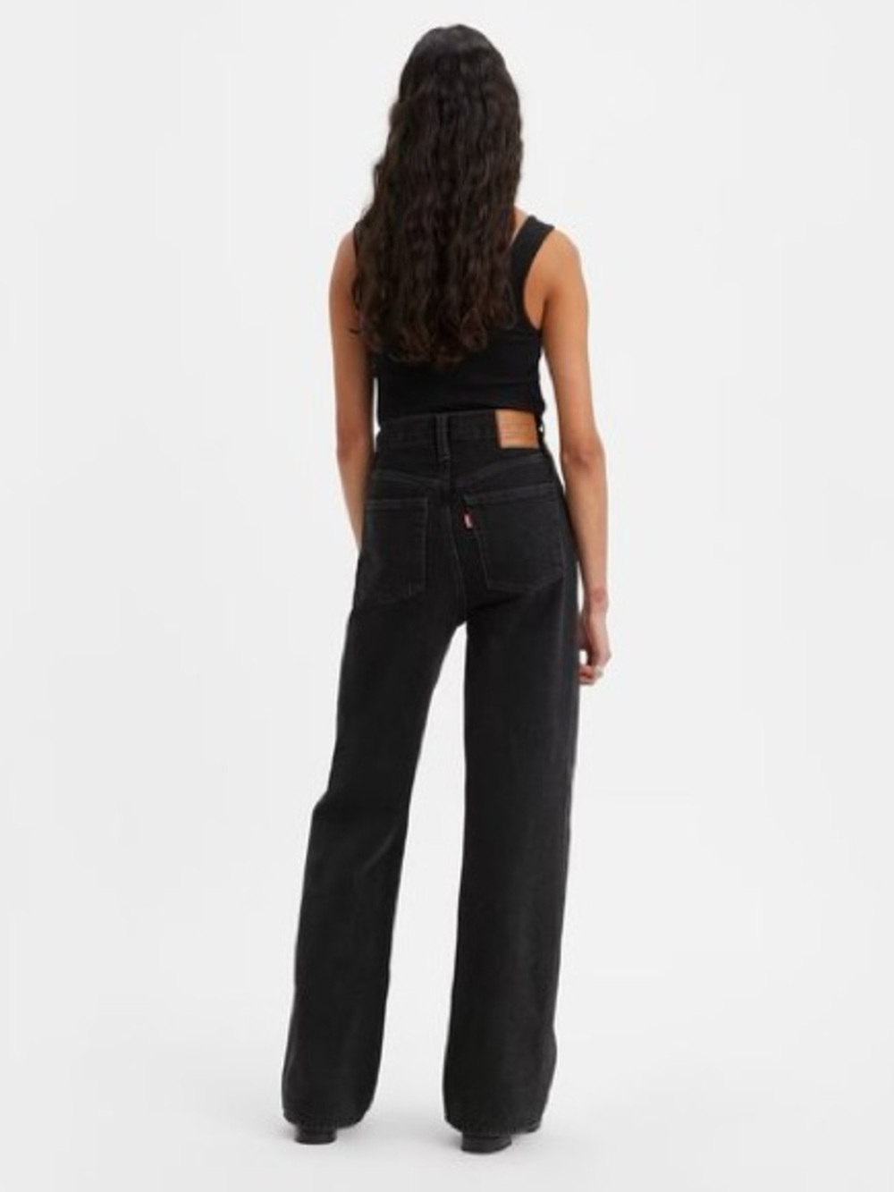 Levi’s ribcage wide leg jeans NEW 26 black - Picture 5 of 15